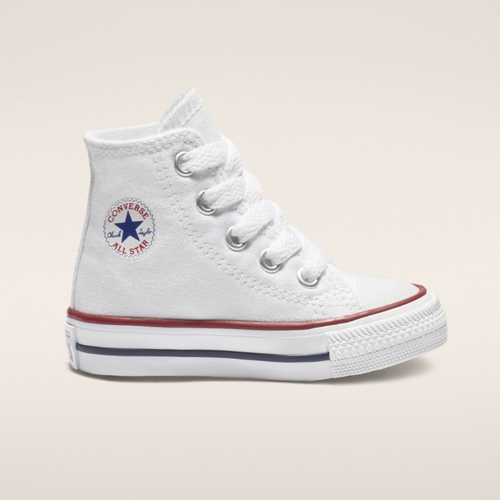 Toddler 4 High Top Converse White 4T